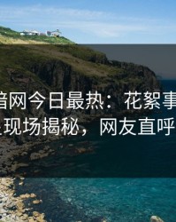 爆料网暗网今日最热：花絮事件曝光，明星现场揭秘，网友直呼过瘾