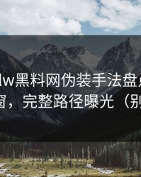 我做了hlw黑料网伪装手法盘点：从标题到弹窗，完整路径曝光（别急着点）